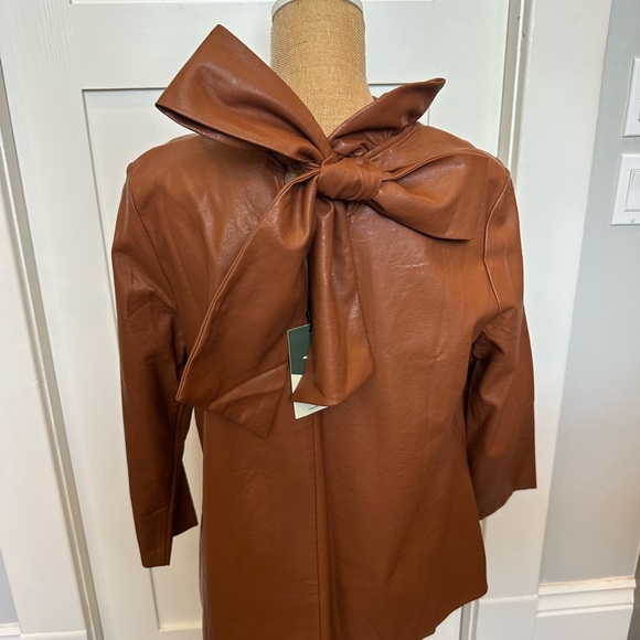 Tuckernuck Chestnut Leather Top - Picture 2 of 5